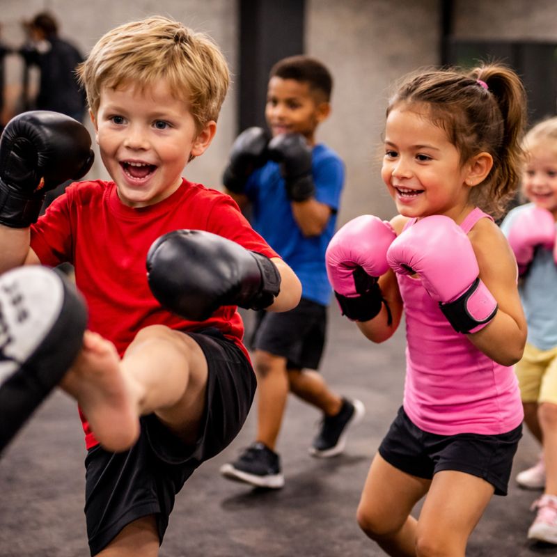 Kickboxen Minis (4–6 Jahre)